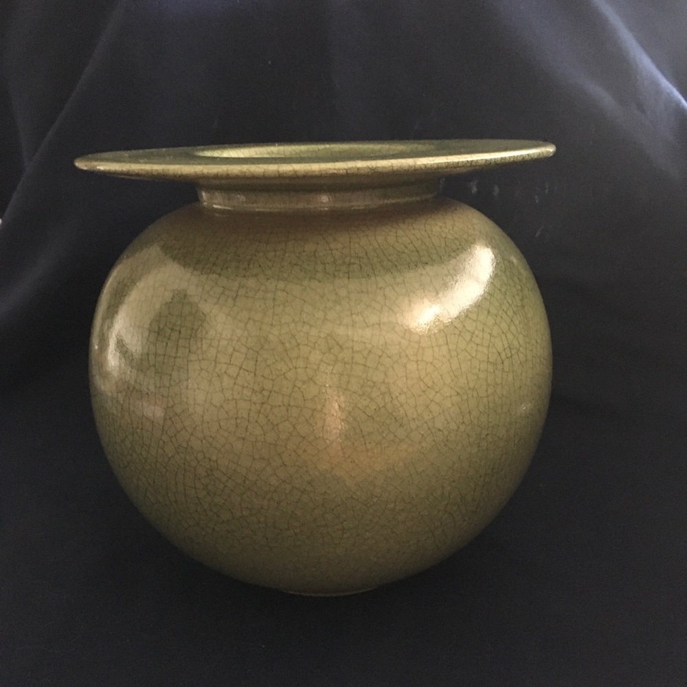 Unusual Round Vase